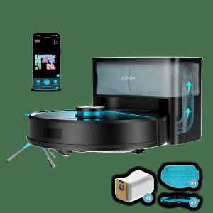 Aspiradores Robot Cecotec Conga 4 Cecotec Conga Y50 X-Treme — Robô aspirador laser com base de autovaziamento a preço imbatível