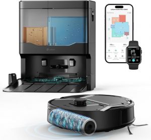 Aspiradores Robot Lefant 2 Lefant M210 Pro Omni - Robot aspirador e lava-pisos com base de autolavado